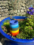 Rainbow pot — a joyful colour-pop for curious corners