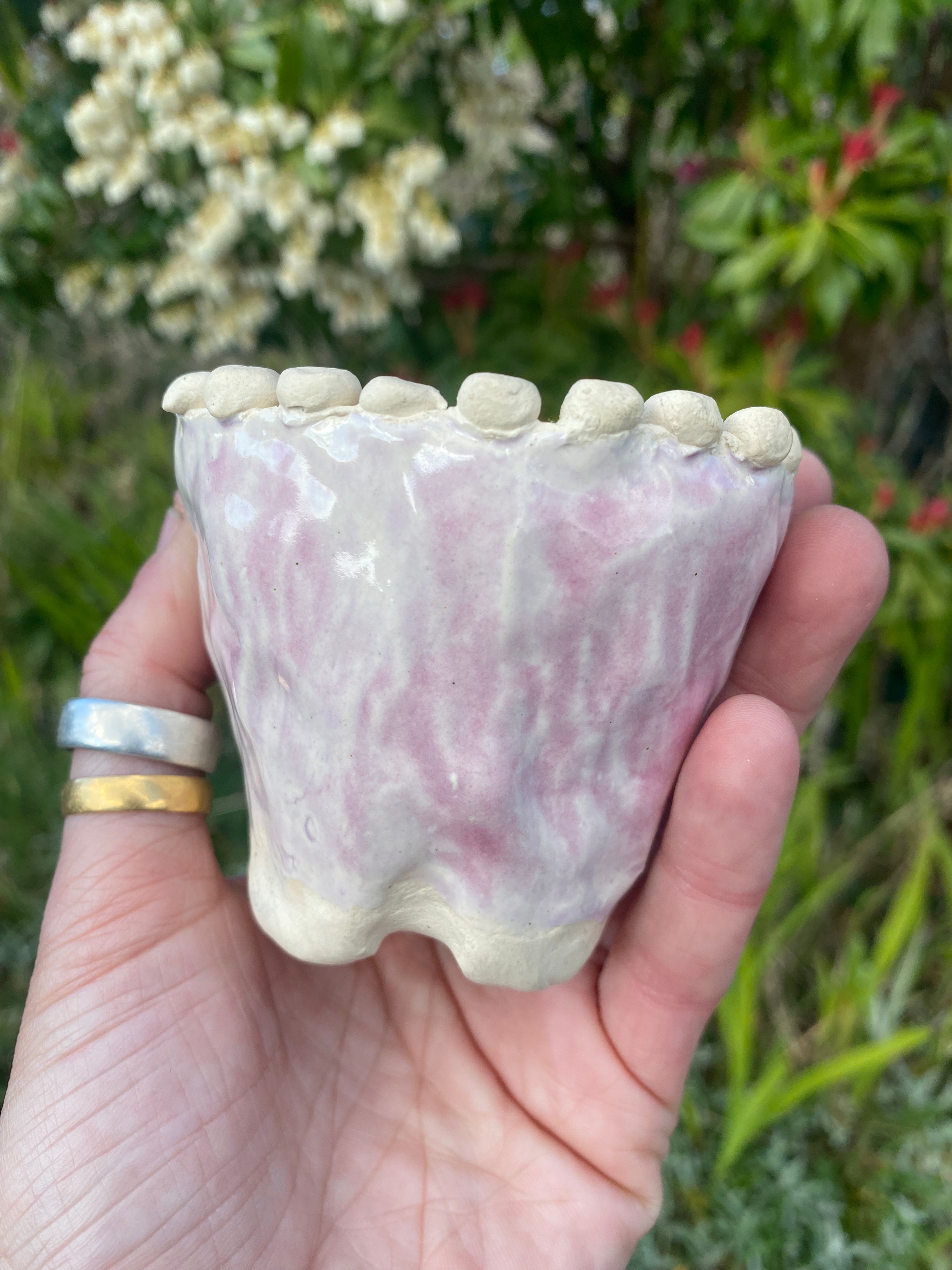 Fairy Ball Vessel — a petite stoneware charm for whimsical, mindful spaces