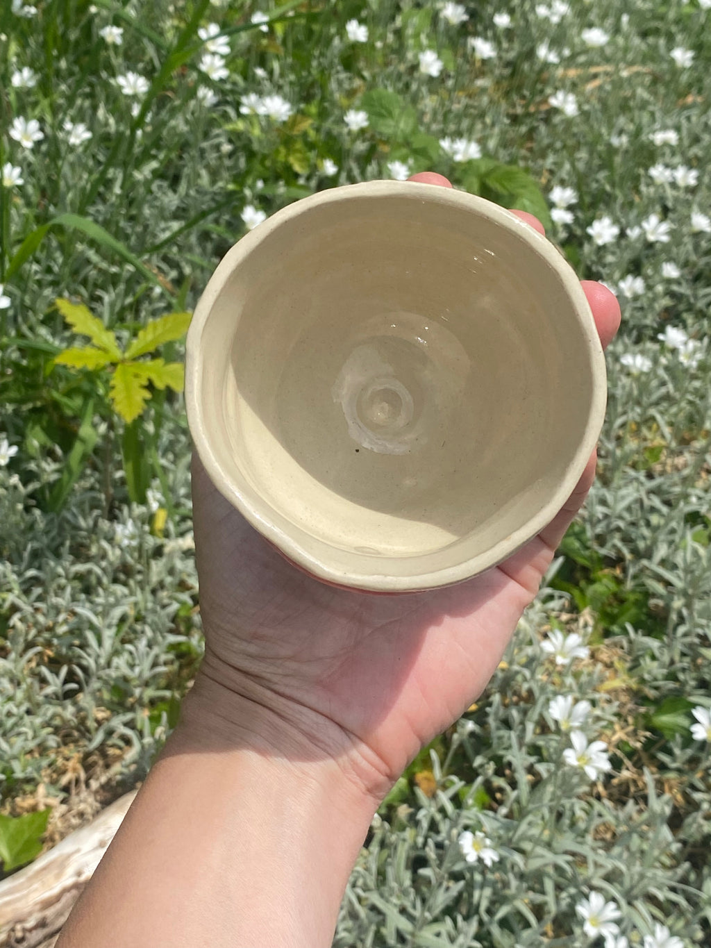 Crying Eye Vessel — sculptural planter, pot or cup with quiet whimsy