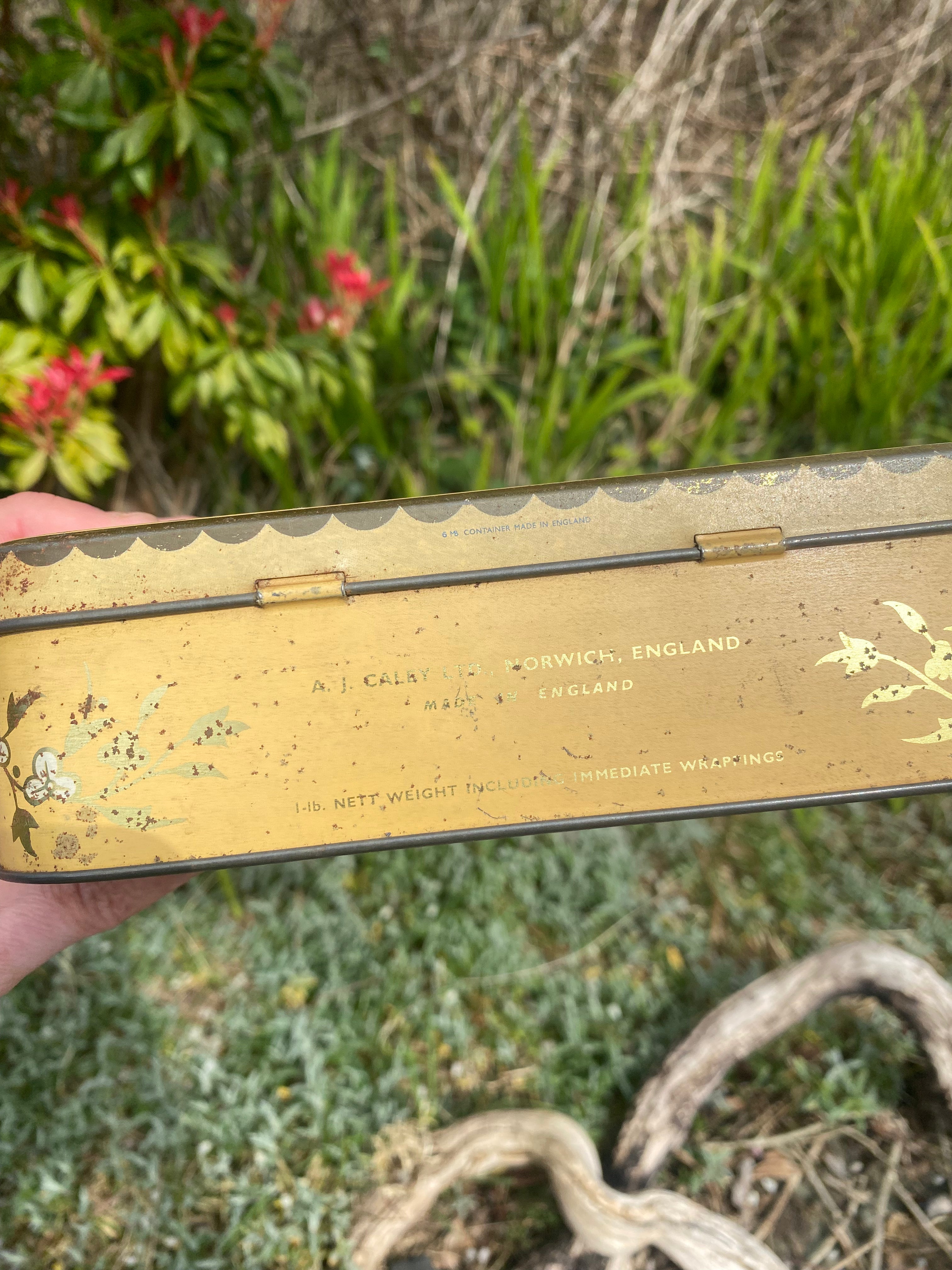 Old Chocolate Tin — Vintage Charm, Modern Purpose