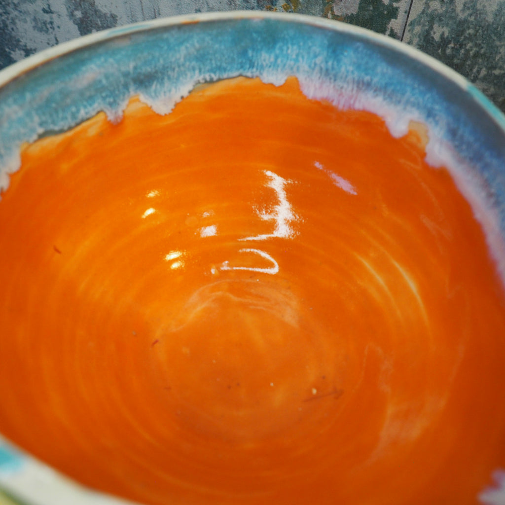 Spout-Savvy Hand-Thrown Mixing Bowl