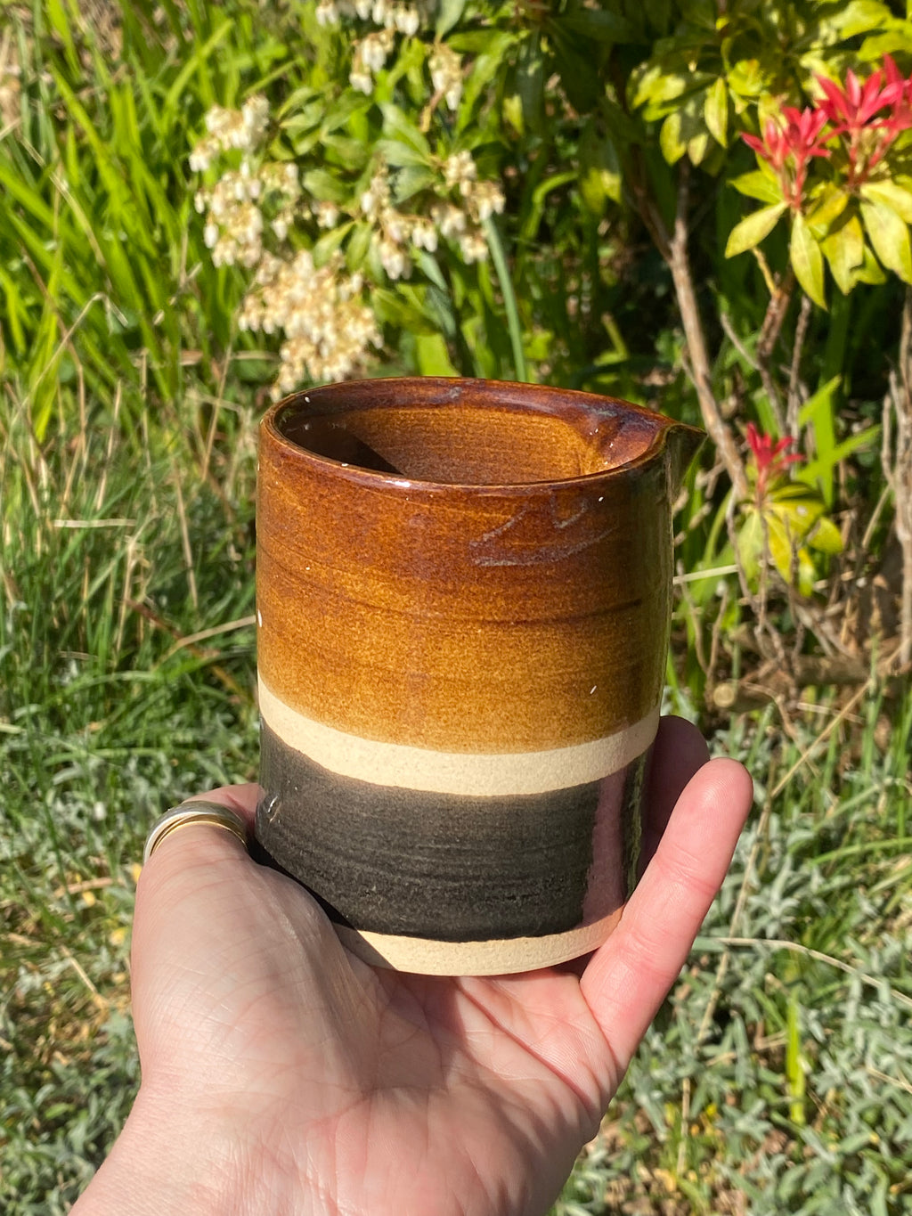 Small brown jug — hand-thrown warmth for everyday rituals
