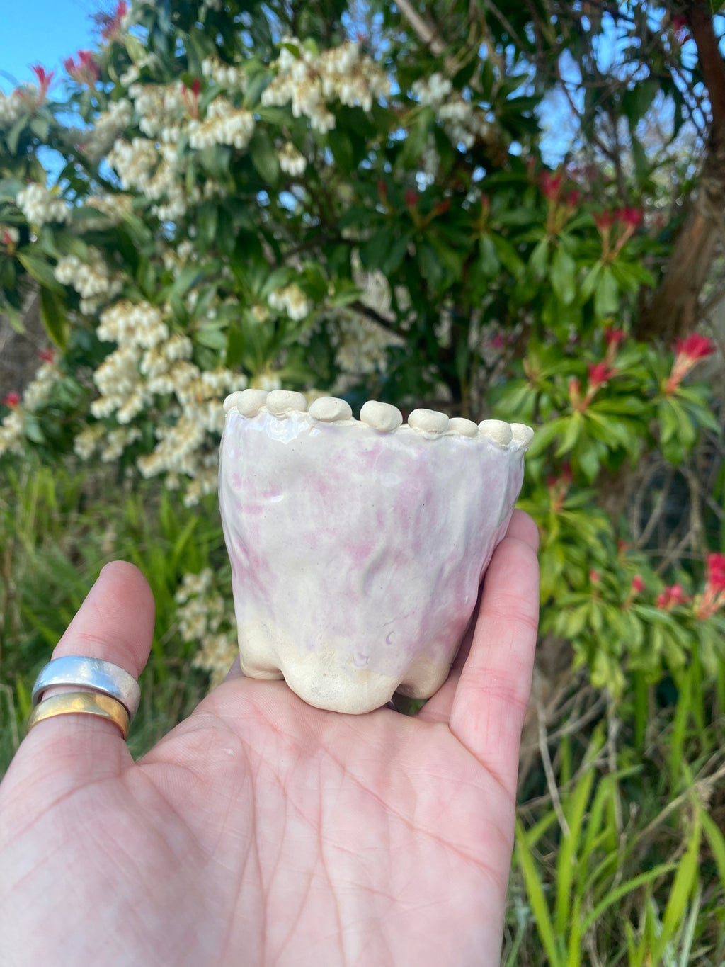 Fairy Ball Vessel — a petite stoneware charm for whimsical, mindful spaces