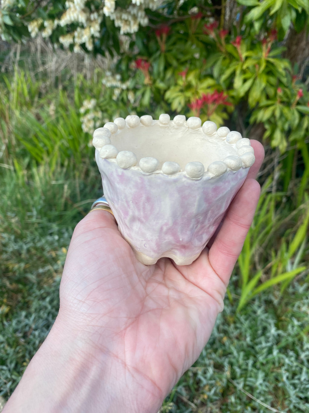 Fairy Ball Vessel — a petite stoneware charm for whimsical, mindful spaces