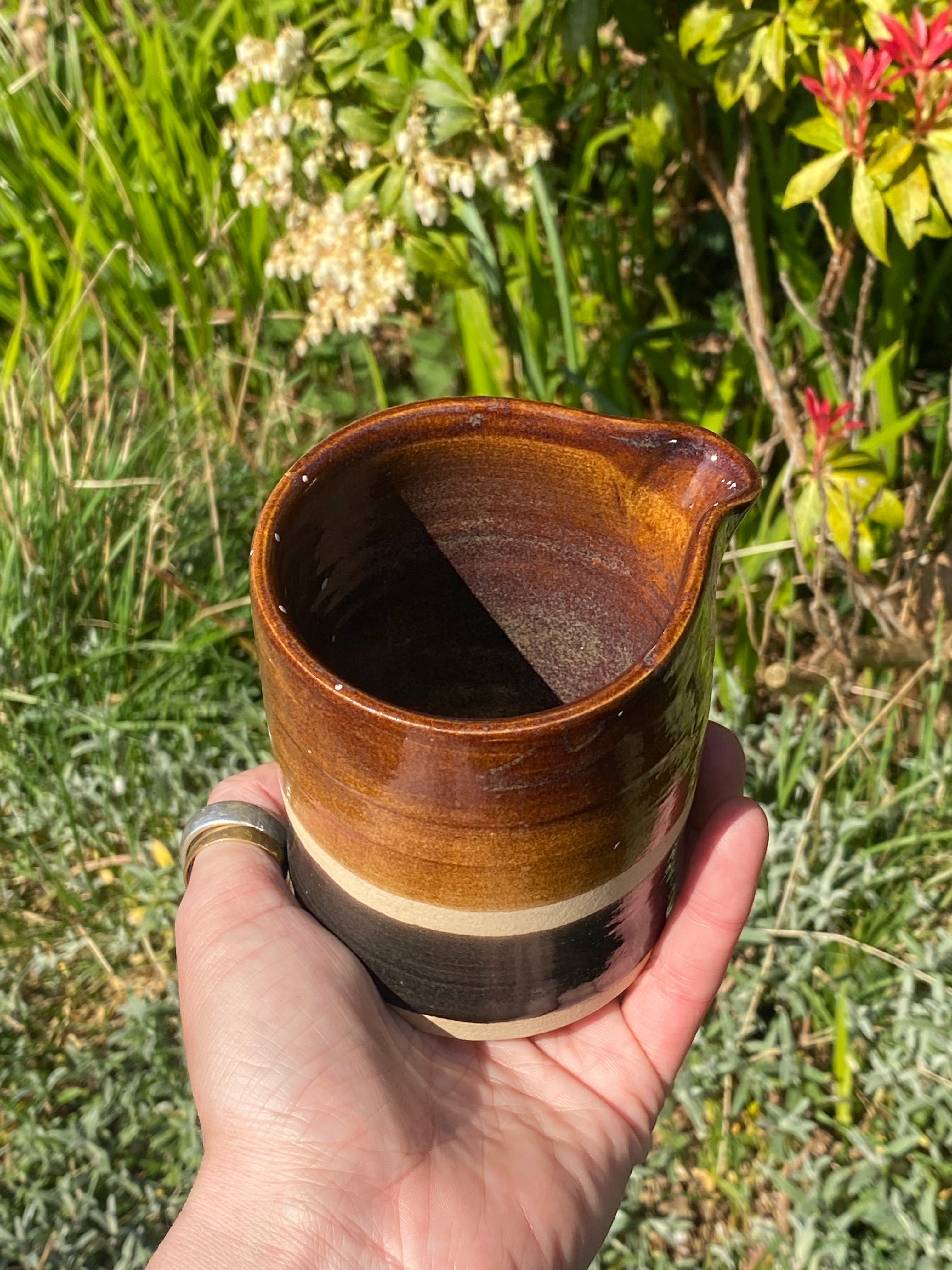 Small brown jug — hand-thrown warmth for everyday rituals
