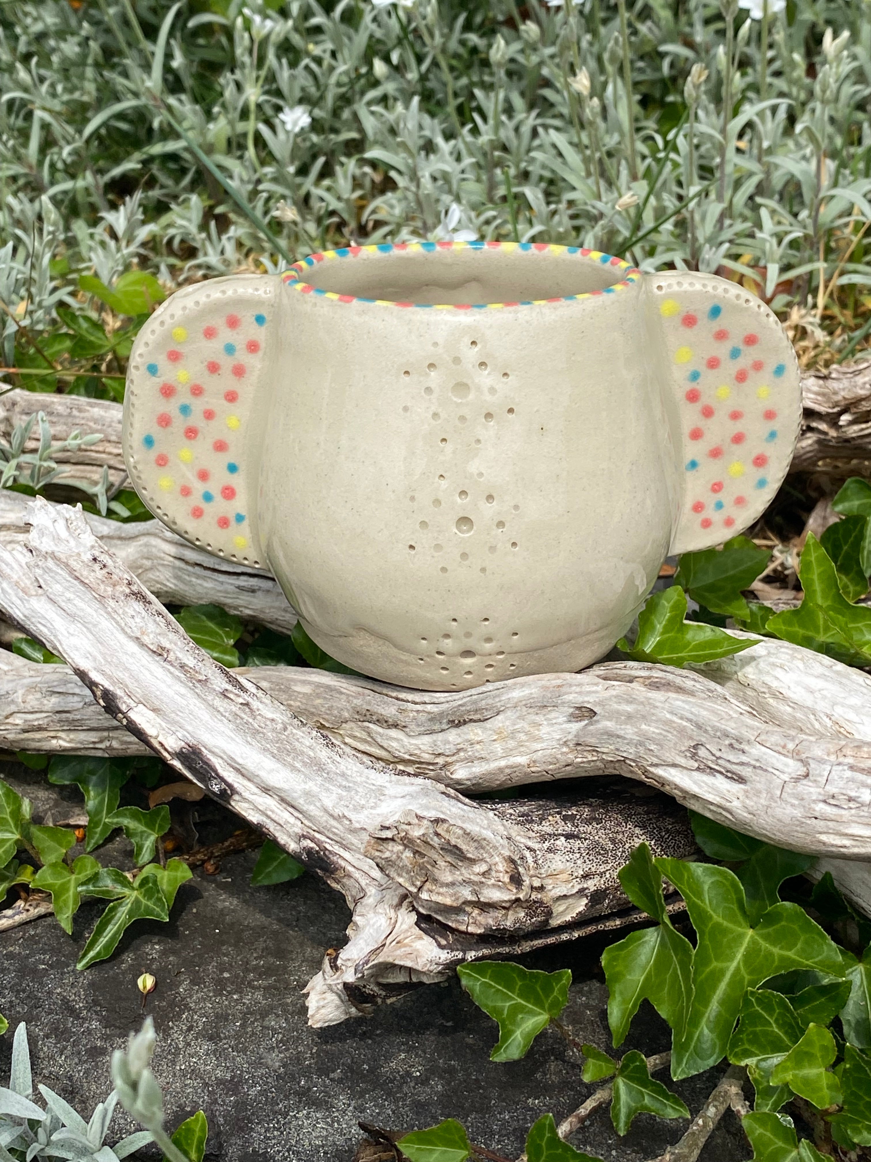 Double-Handled Vessel: Mug, Vase, Planter in One