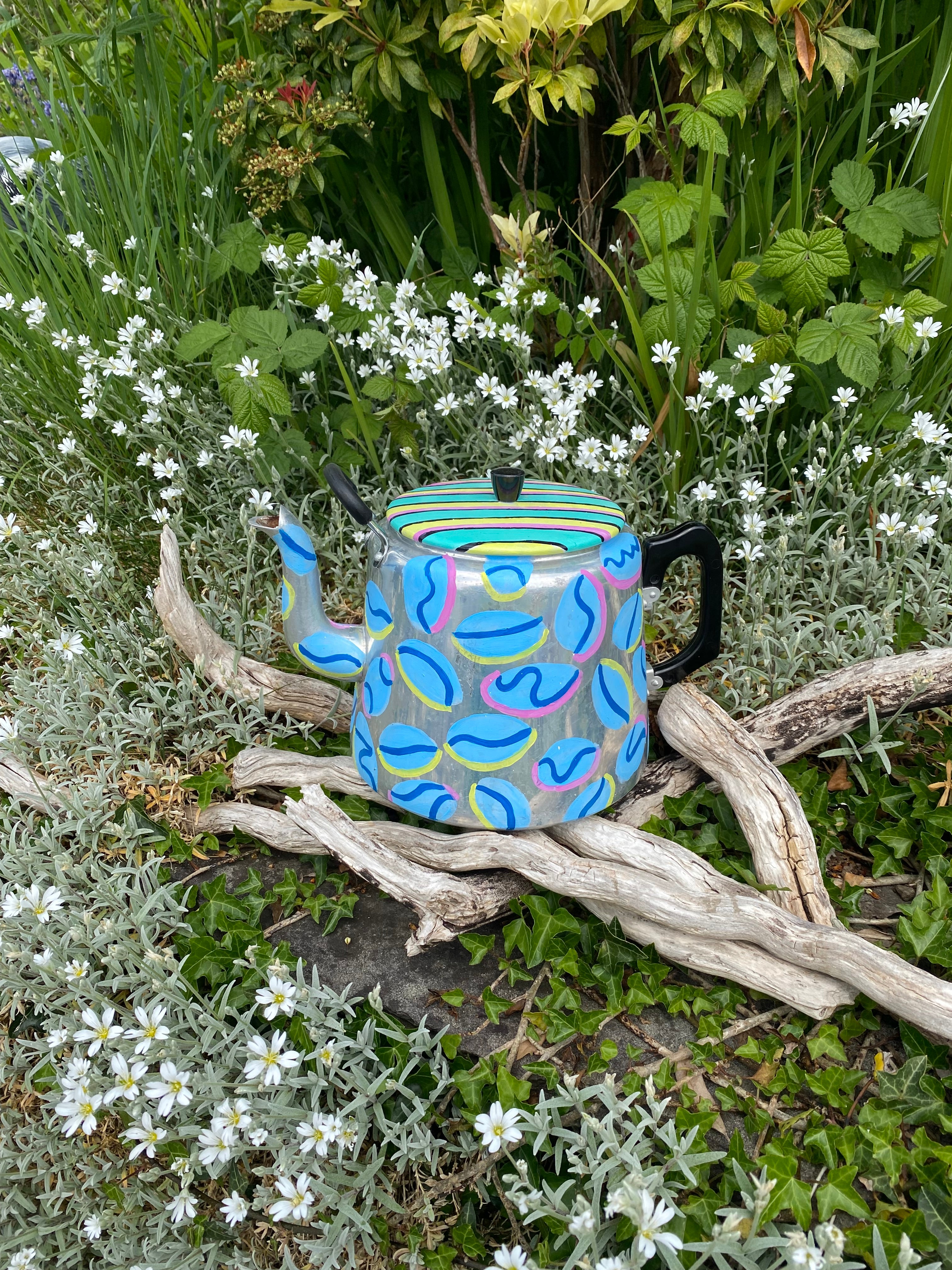 Candies: Stainless Steel Vintage Teapot Planter Reimagined