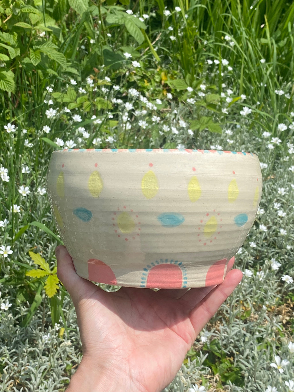 Candy-Coloured Large Bowl: Eat, Display, Grow