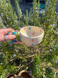 Spotty Mug Plaited Handle: Playful Stoneware for Everyday Rituals