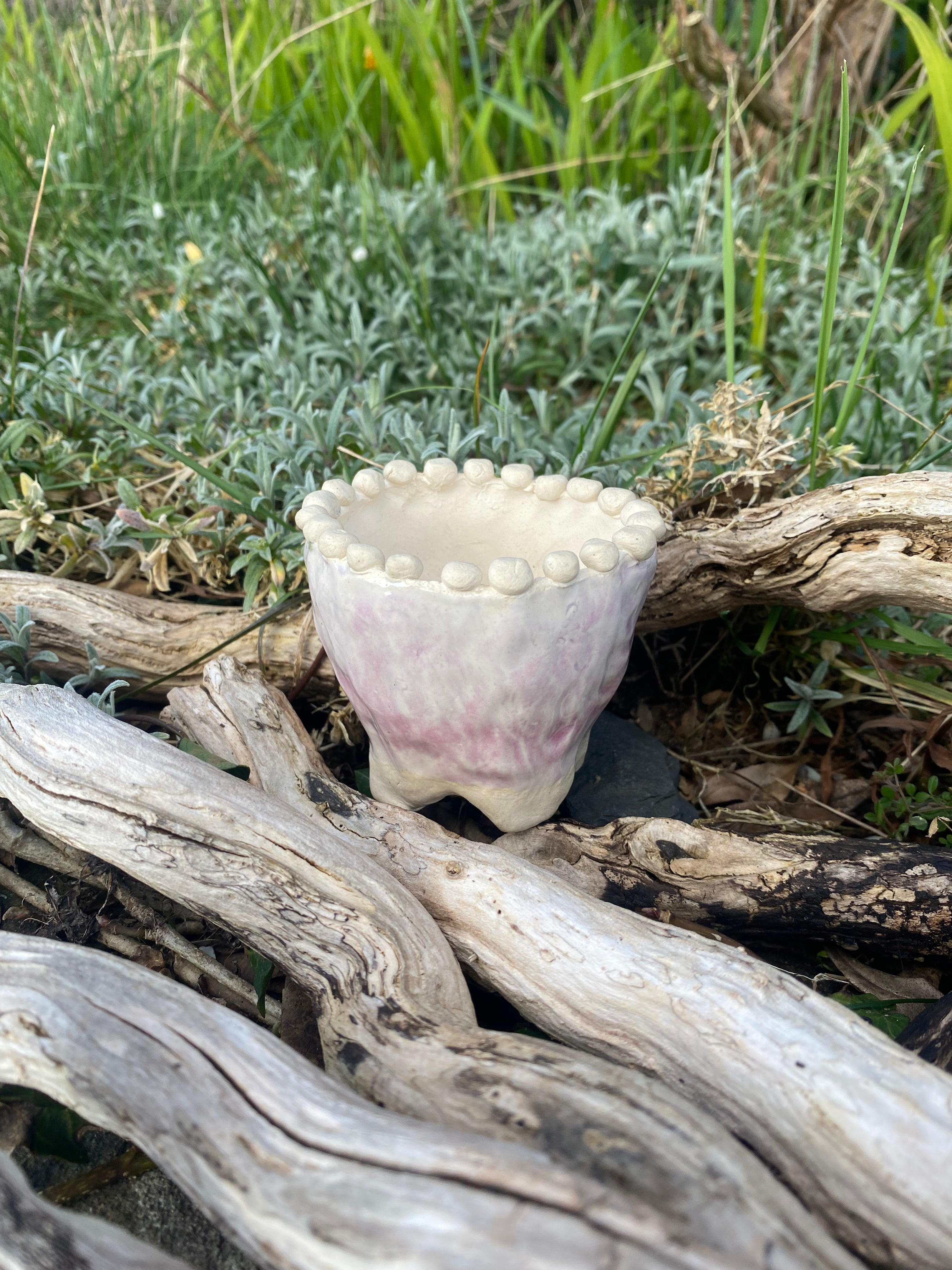 Fairy Ball Vessel — a petite stoneware charm for whimsical, mindful spaces