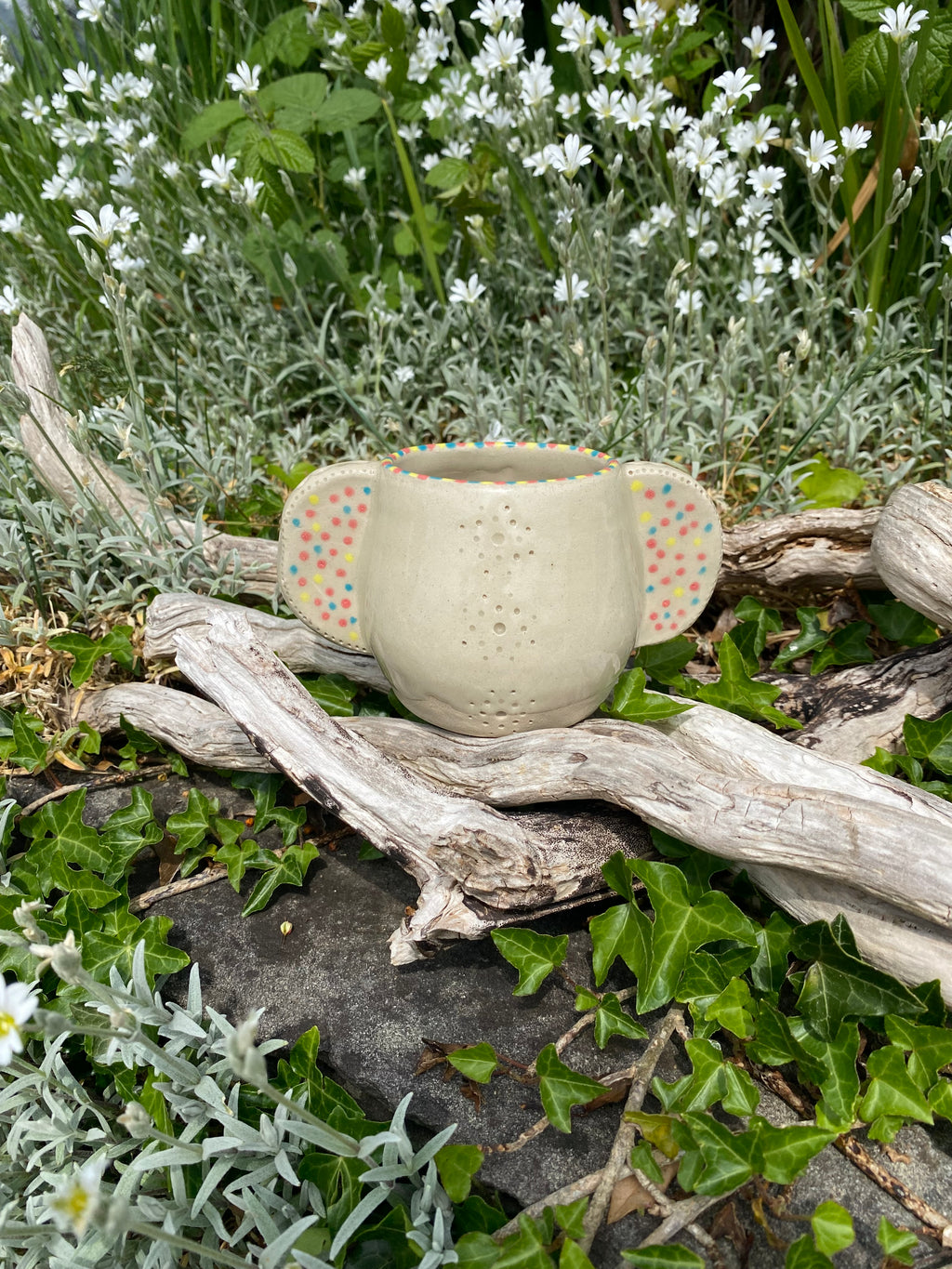 Double-Handled Vessel: Mug, Vase, Planter in One