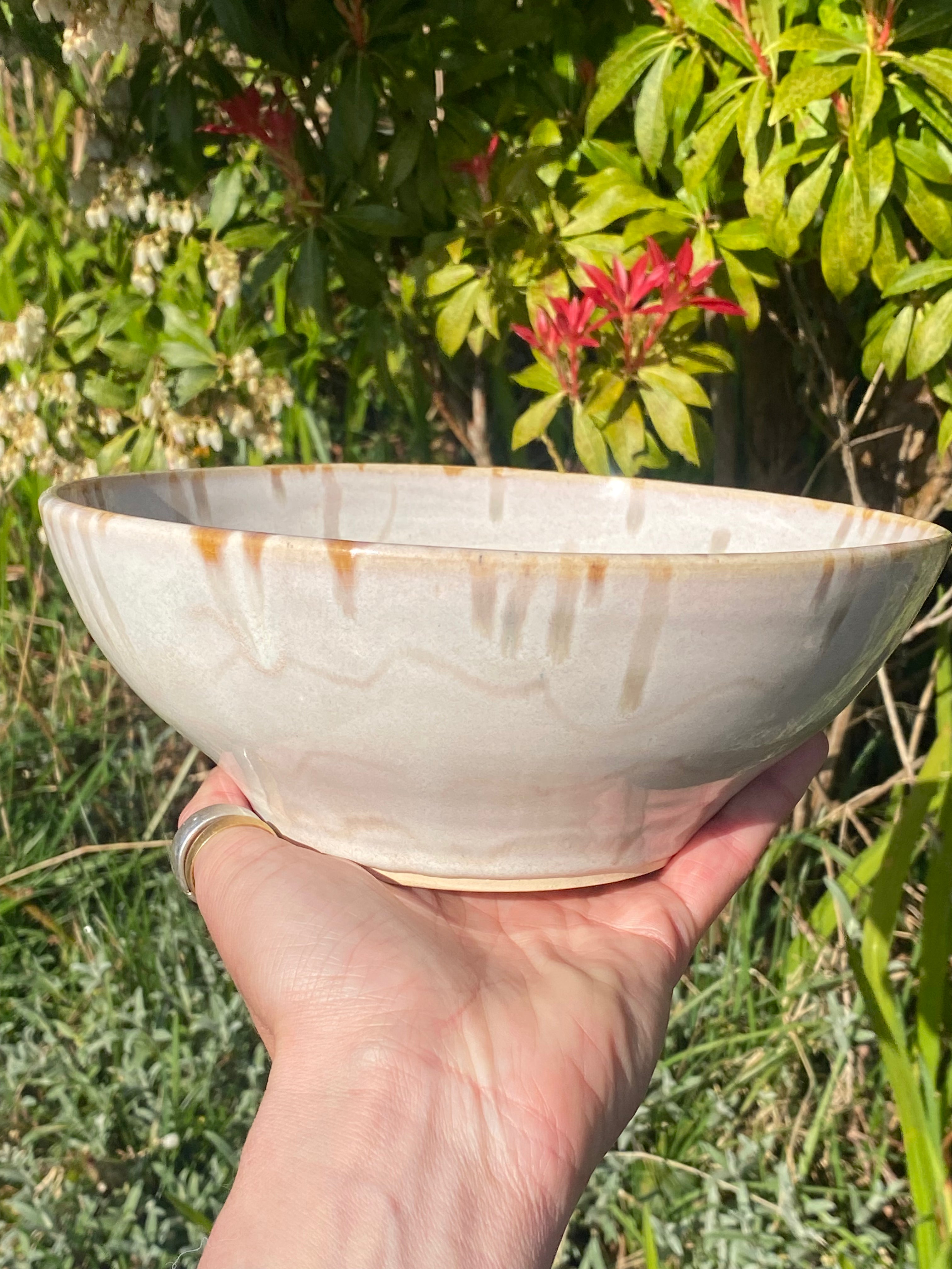 Dotty Design Duo: Handmade Ceramic Bowls with Playful Pattern