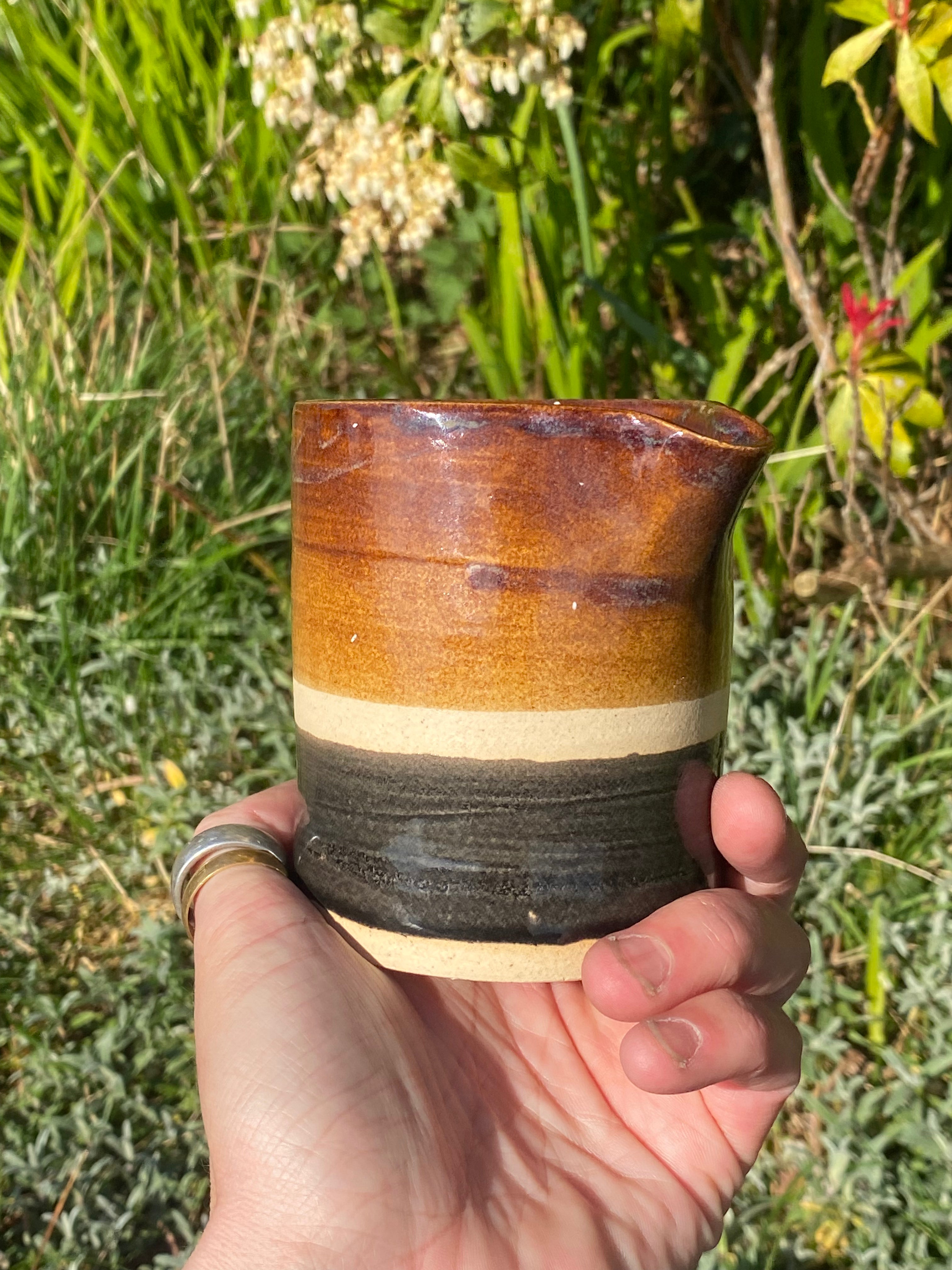 Small brown jug — hand-thrown warmth for everyday rituals