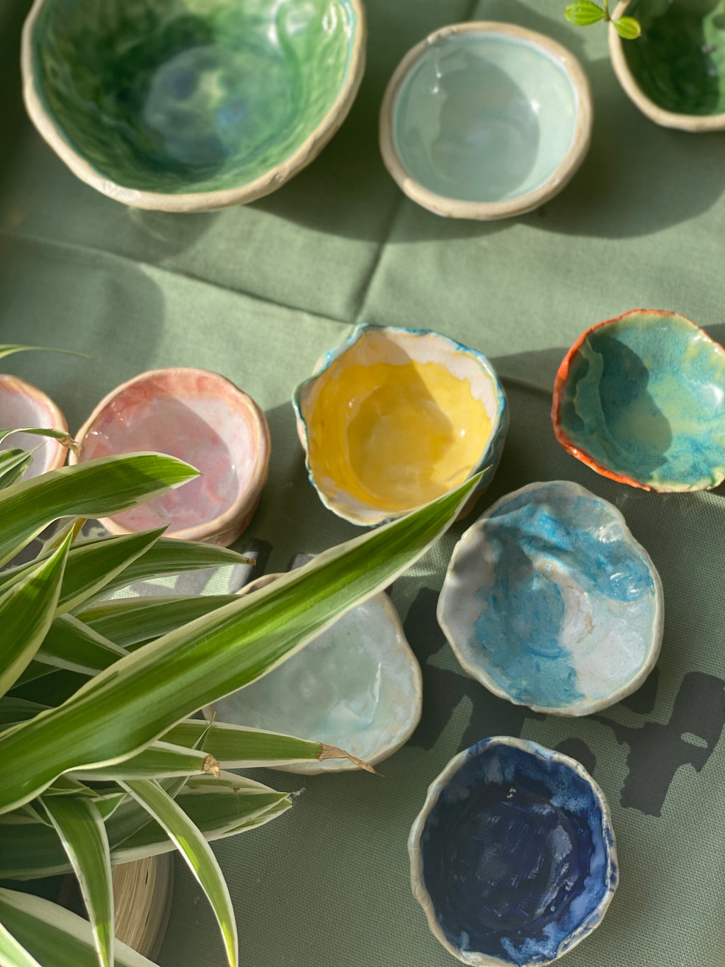 Opal glaze Ring Bowls  - Mystery Colour