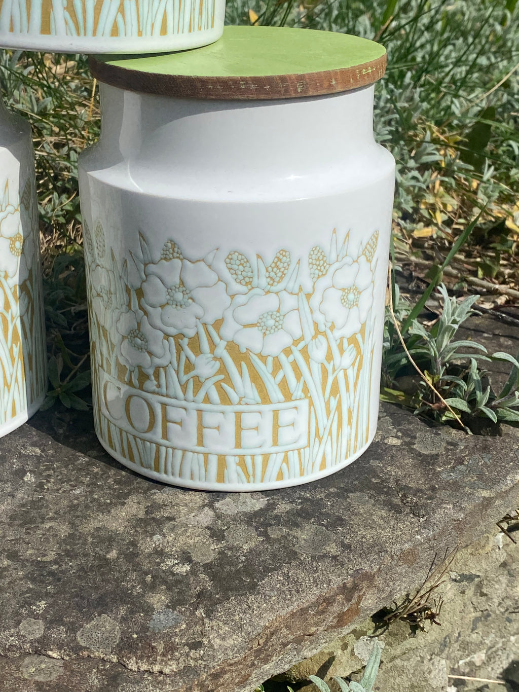 Floral Design Drinks Canisters: Tea, Coffee & Sugar in Bloom
