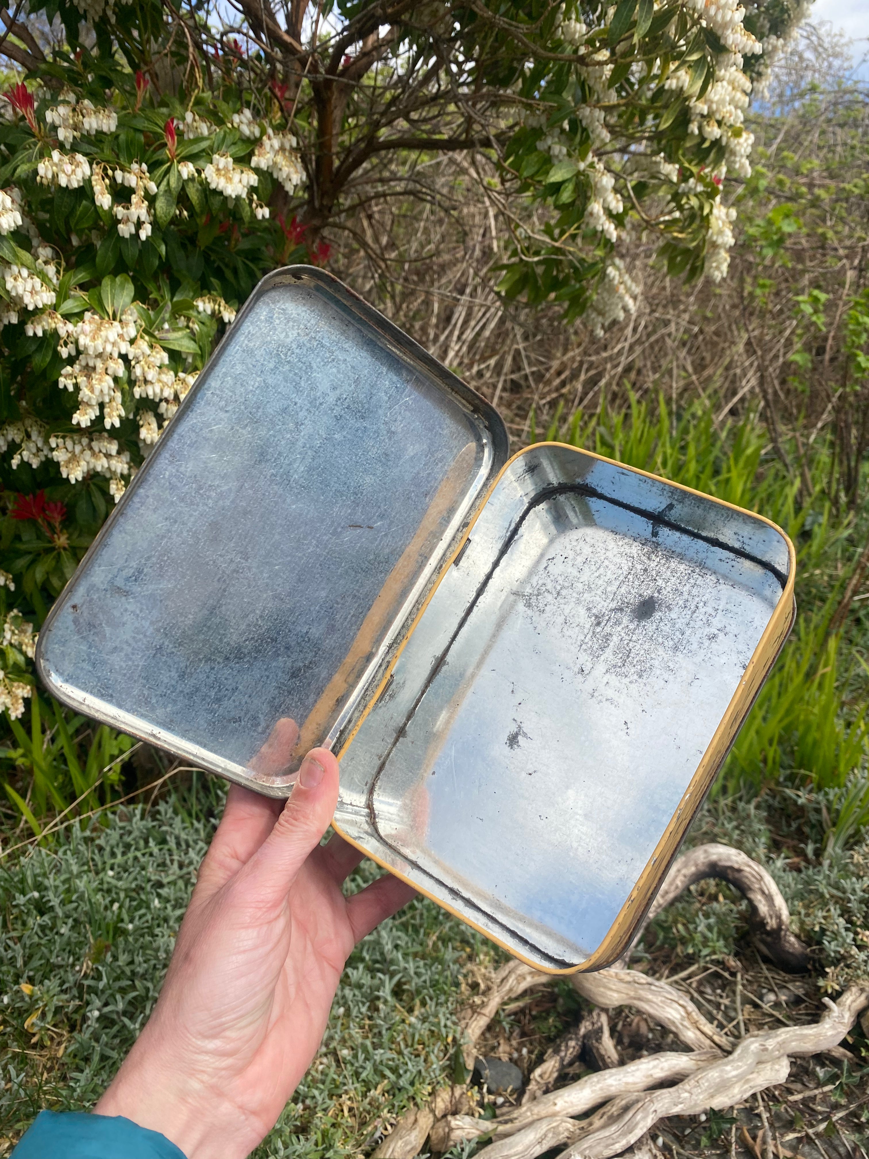 Old Chocolate Tin — Vintage Charm, Modern Purpose