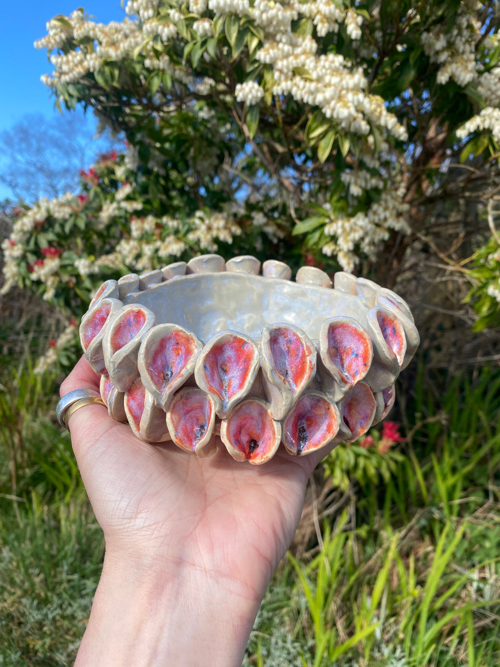 Small feminine bowl — a delicate, but fierce statement piece