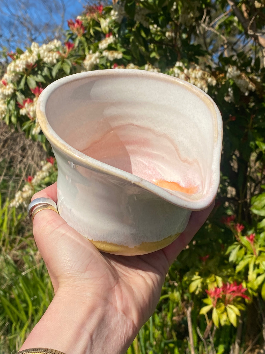 White Vase Crumples — Sculptural Calm for Your Bloom