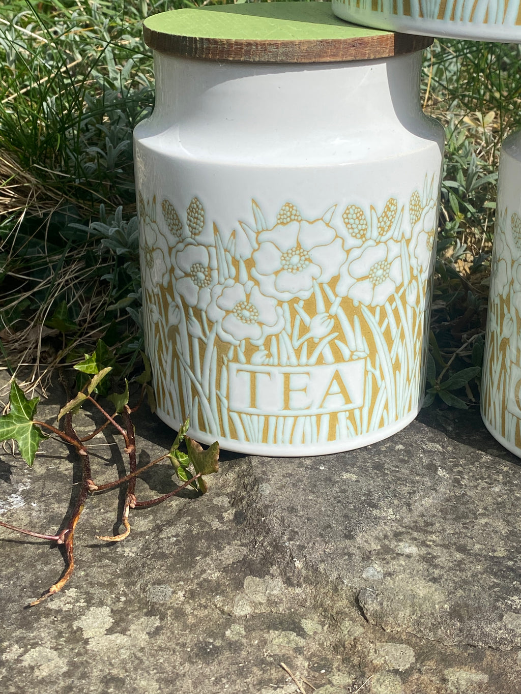 Floral Design Drinks Canisters: Tea, Coffee & Sugar in Bloom