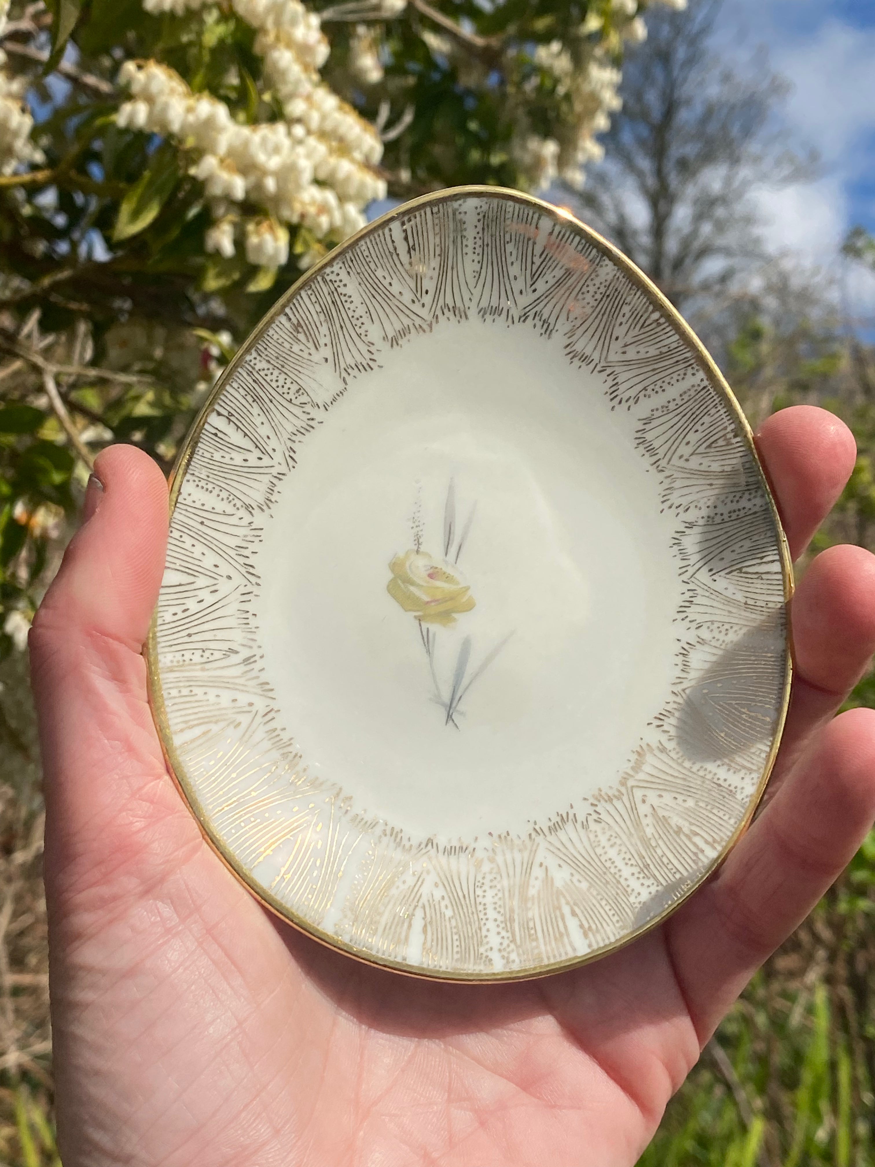 Three Tiny Treasures: Set of 3 Trinket Dessert Dishes