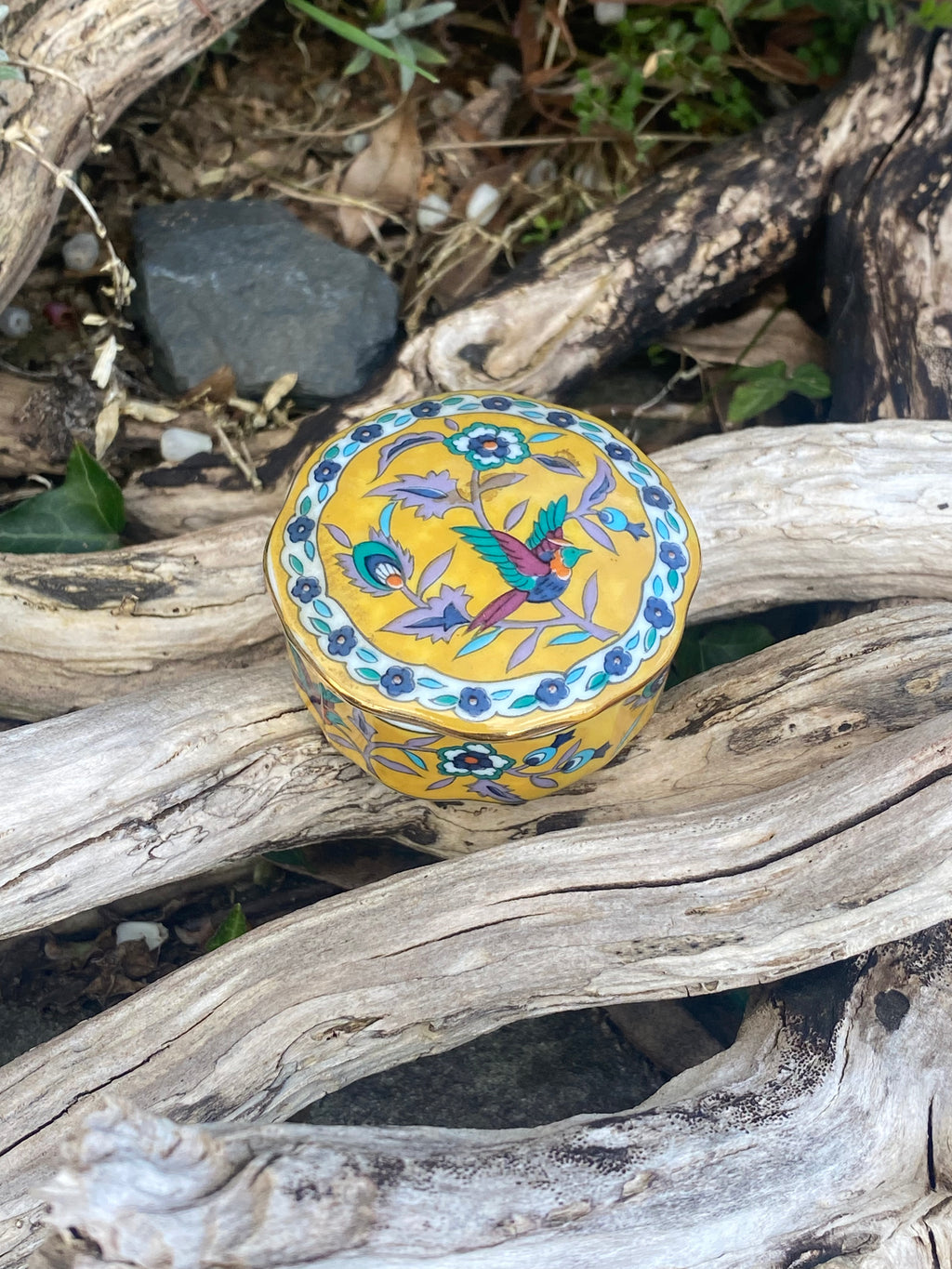 Bird Design Pill Pot with Lid — Tiny Treasure for Everyday Organisation