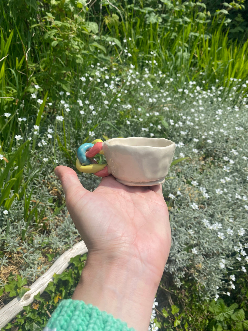 Platted Handle Espresso Cup: Sculptural Luxury for Your Morning Ritual