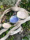 3 mini stacking bowls. You are magic. Dipping, art, trinkets. Blues