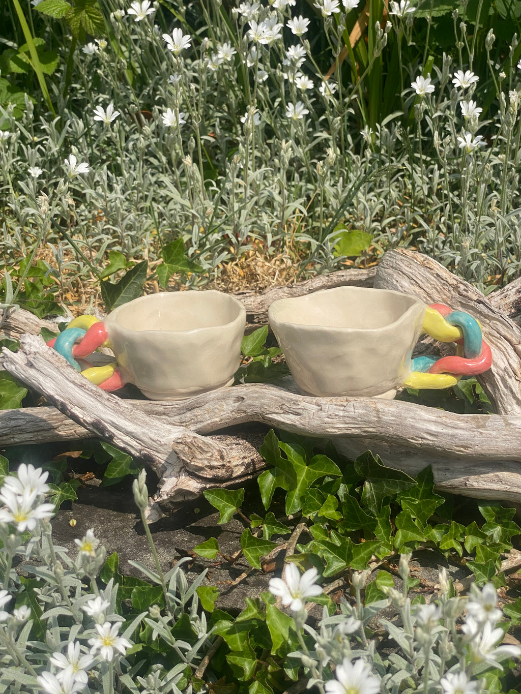 Platted Handle Espresso Cup: Sculptural Luxury for Your Morning Ritual