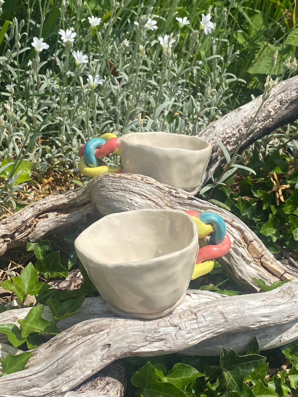 Platted Handle Espresso Cup: Sculptural Luxury for Your Morning Ritual