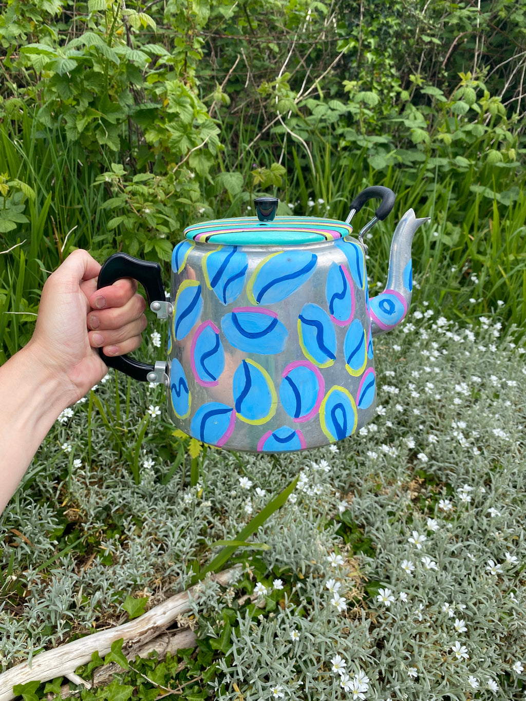 Candies: Stainless Steel Vintage Teapot Planter Reimagined