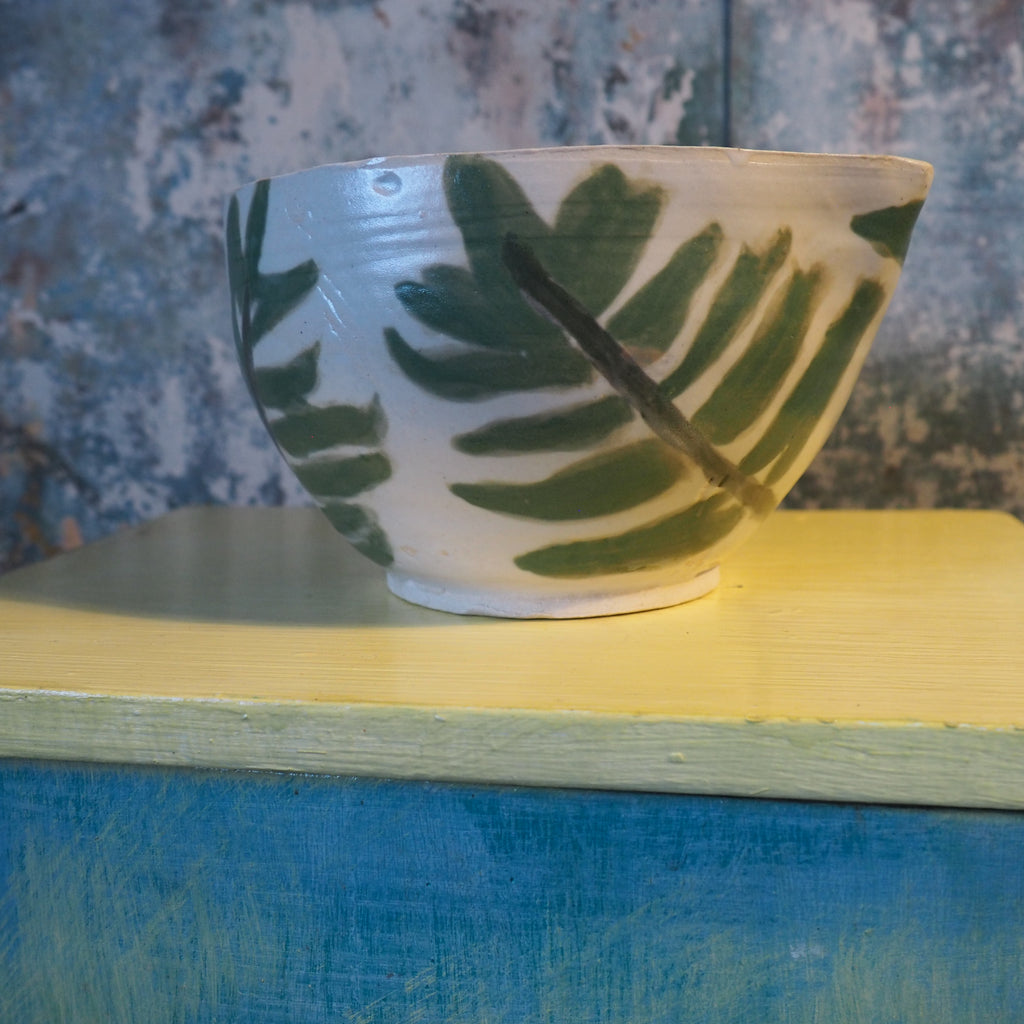 Spout-Savvy Hand-Thrown Mixing Bowl