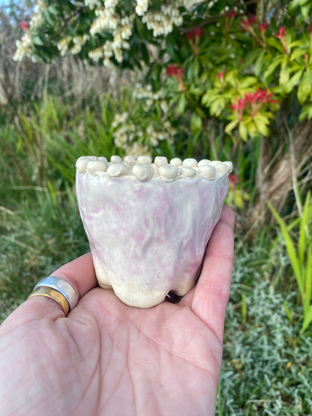 Fairy Ball Vessel — a petite stoneware charm for whimsical, mindful spaces