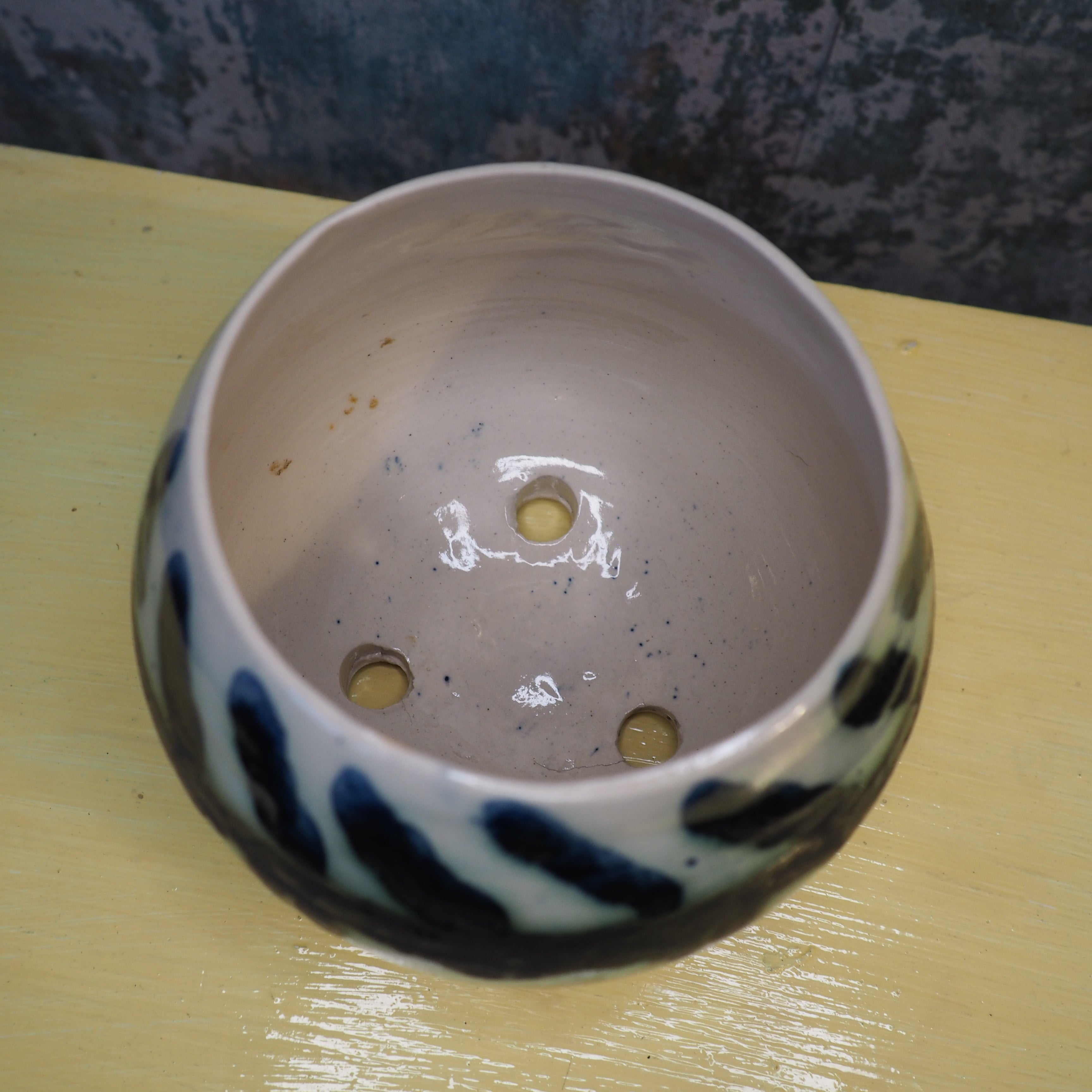 Drip-Dry with Distinction: Hand-Thrown Ceramic Utensil Draining Board Caddy