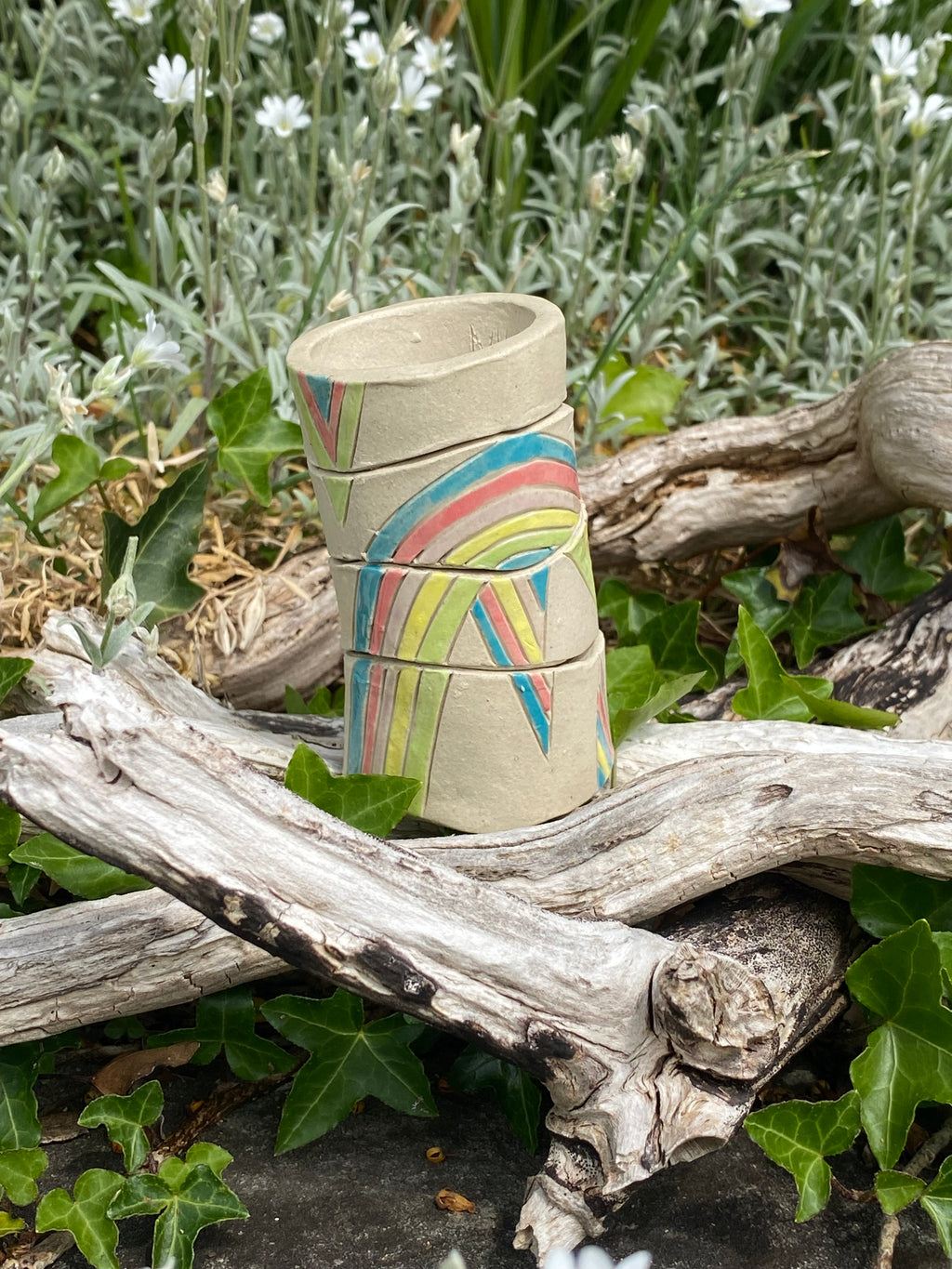 Napkin Ring Stack: Four Artful, Sustainable Rings for Everyday Luxury