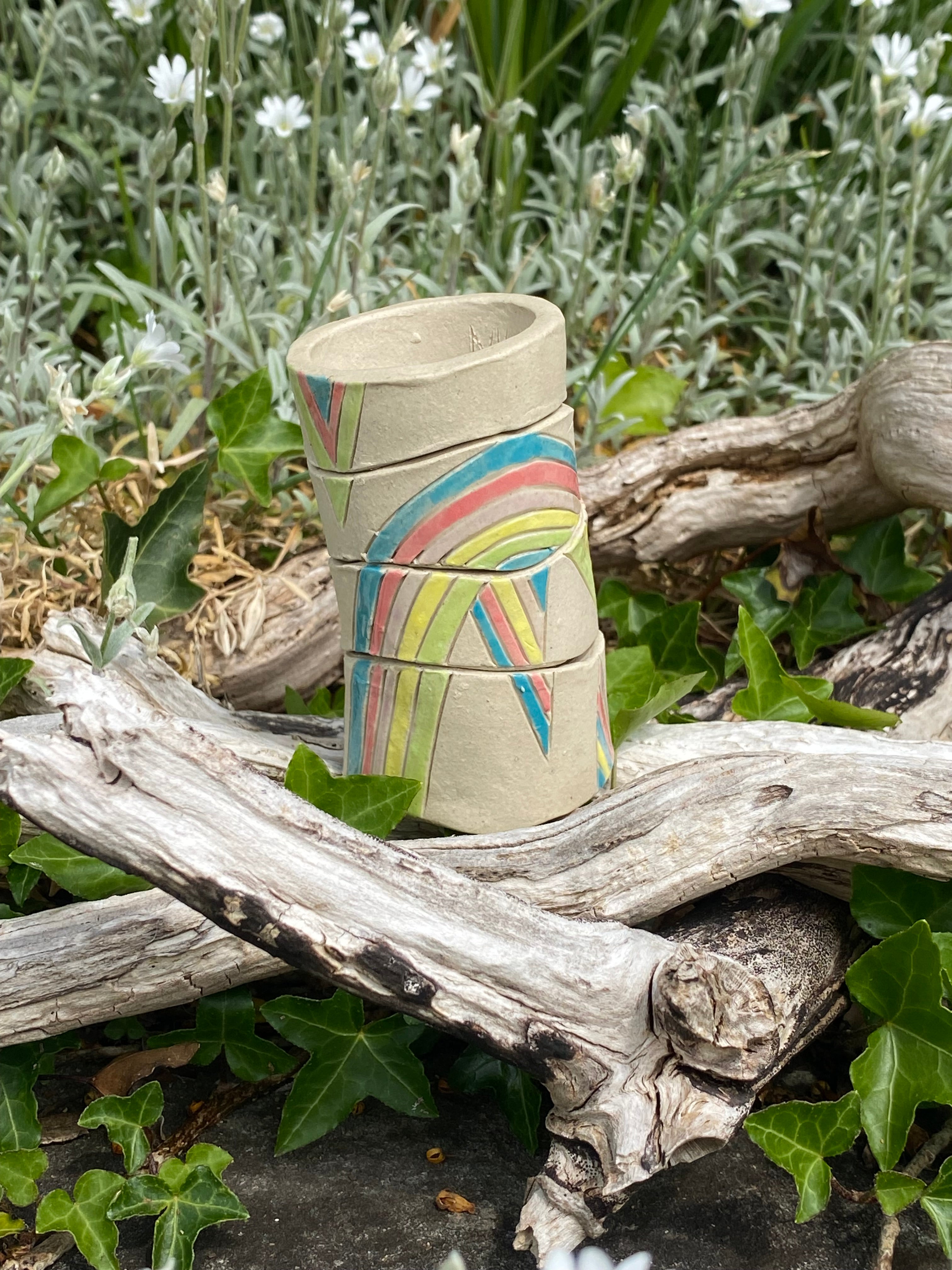 Napkin Ring Stack: Four Artful, Sustainable Rings for Everyday Luxury
