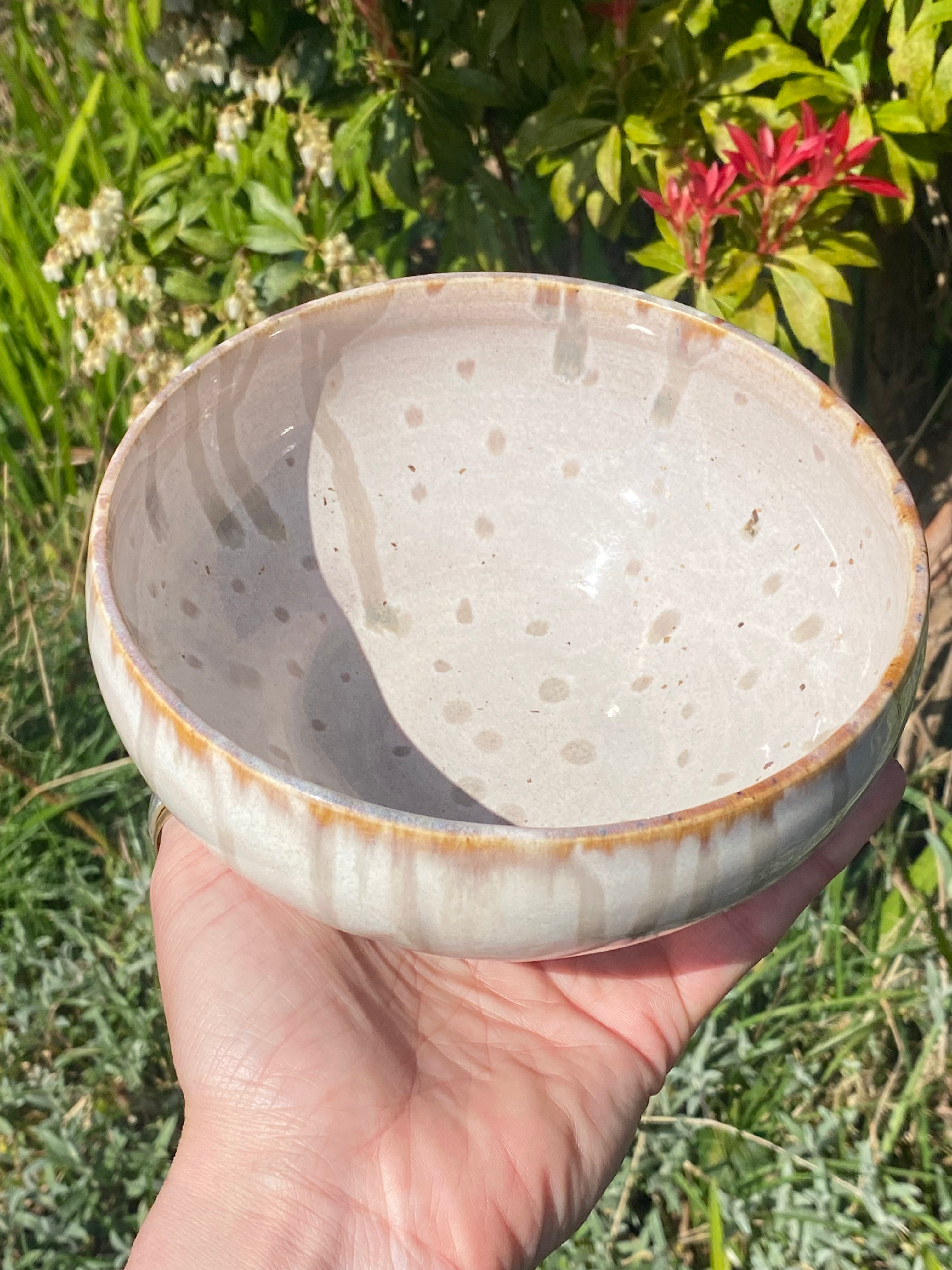 Dotty Design Duo: Handmade Ceramic Bowls with Playful Pattern