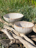 Dotty Design Duo: Handmade Ceramic Bowls with Playful Pattern