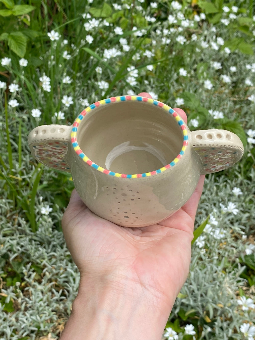 Double-Handled Vessel: Mug, Vase, Planter in One