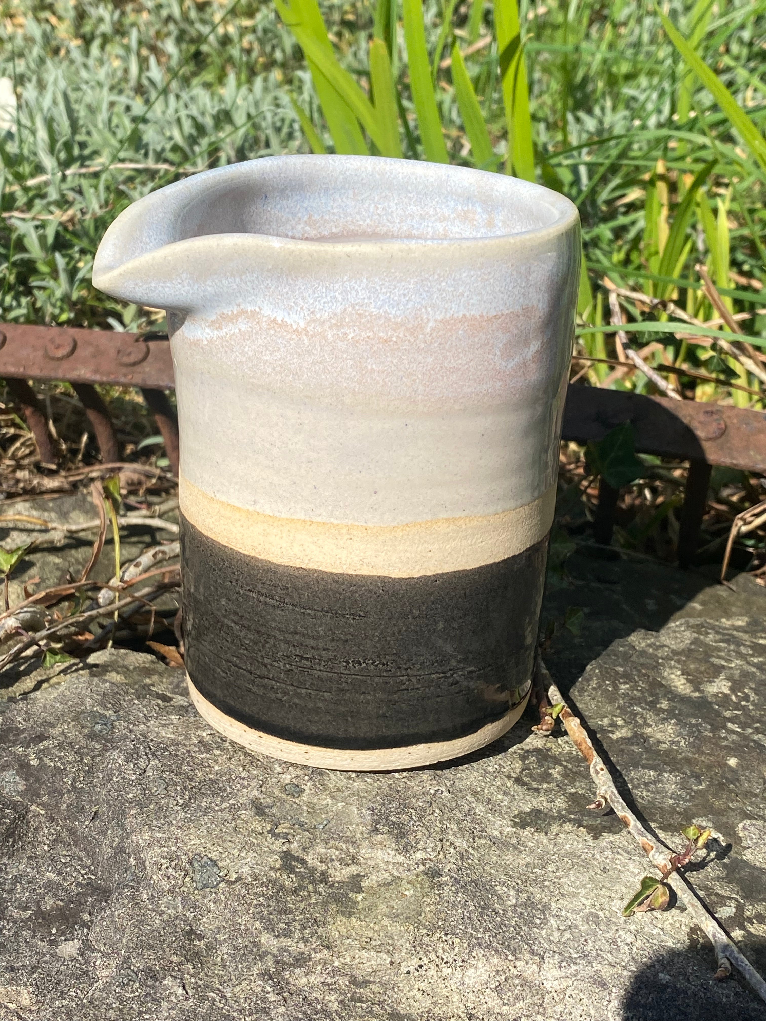 Pour with Purpose: Large Ceramic Sauce Jug with a Generous Spout