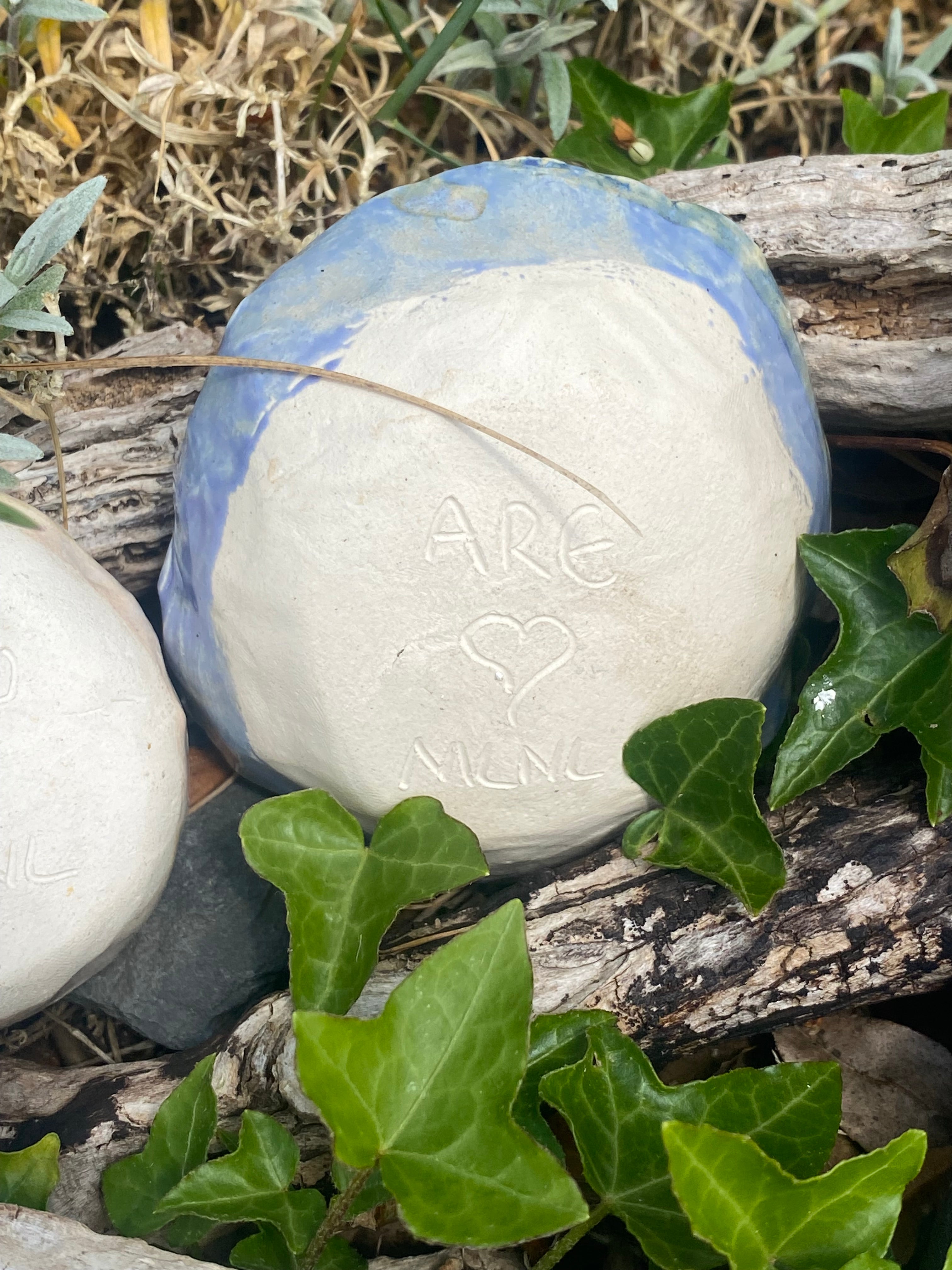 3 mini stacking bowls. You are magic. Dipping, art, trinkets. Blues