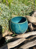 Squat Green Vase – compact emerald ceramic for quiet, joyful spaces