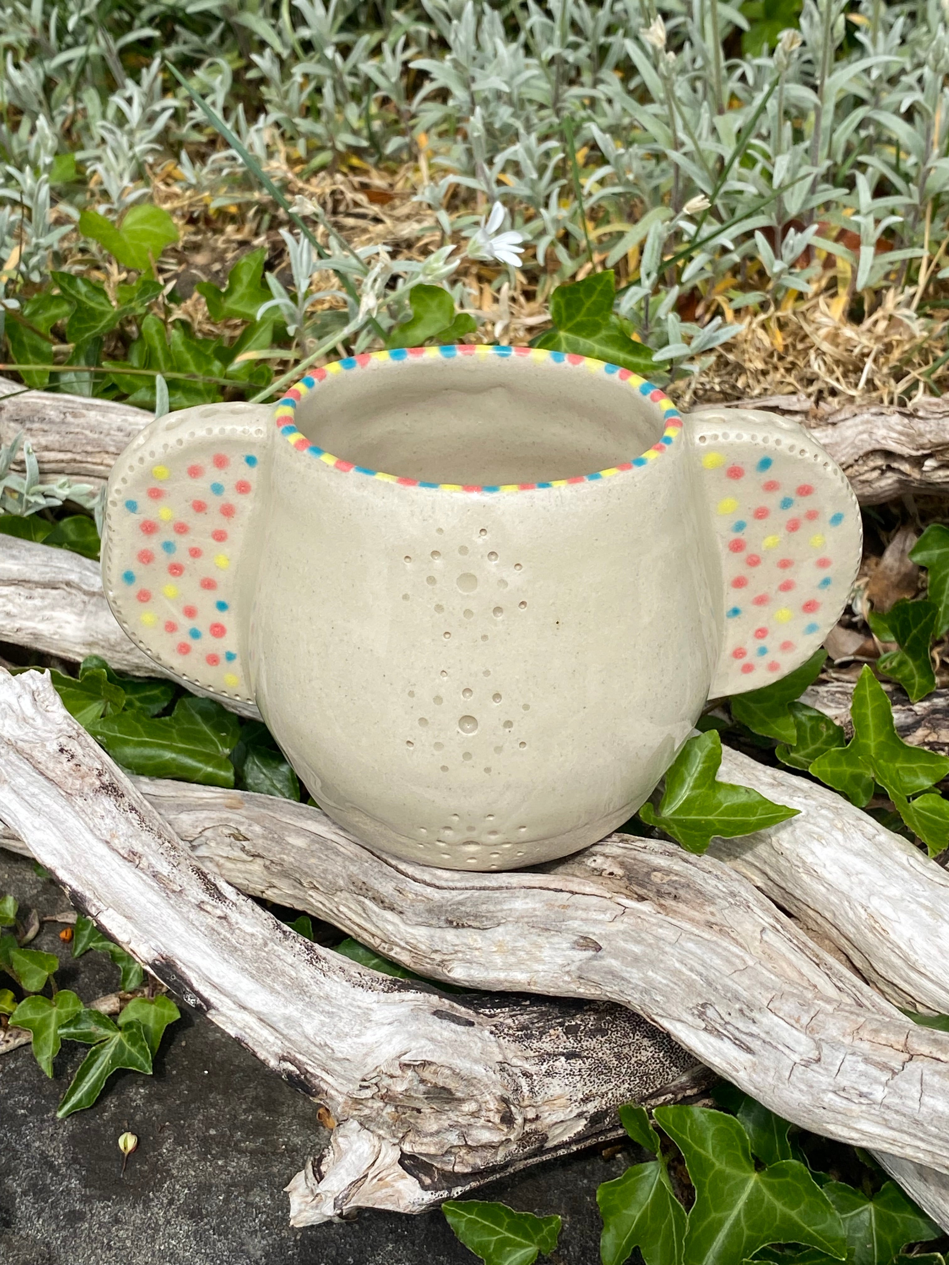 Double-Handled Vessel: Mug, Vase, Planter in One