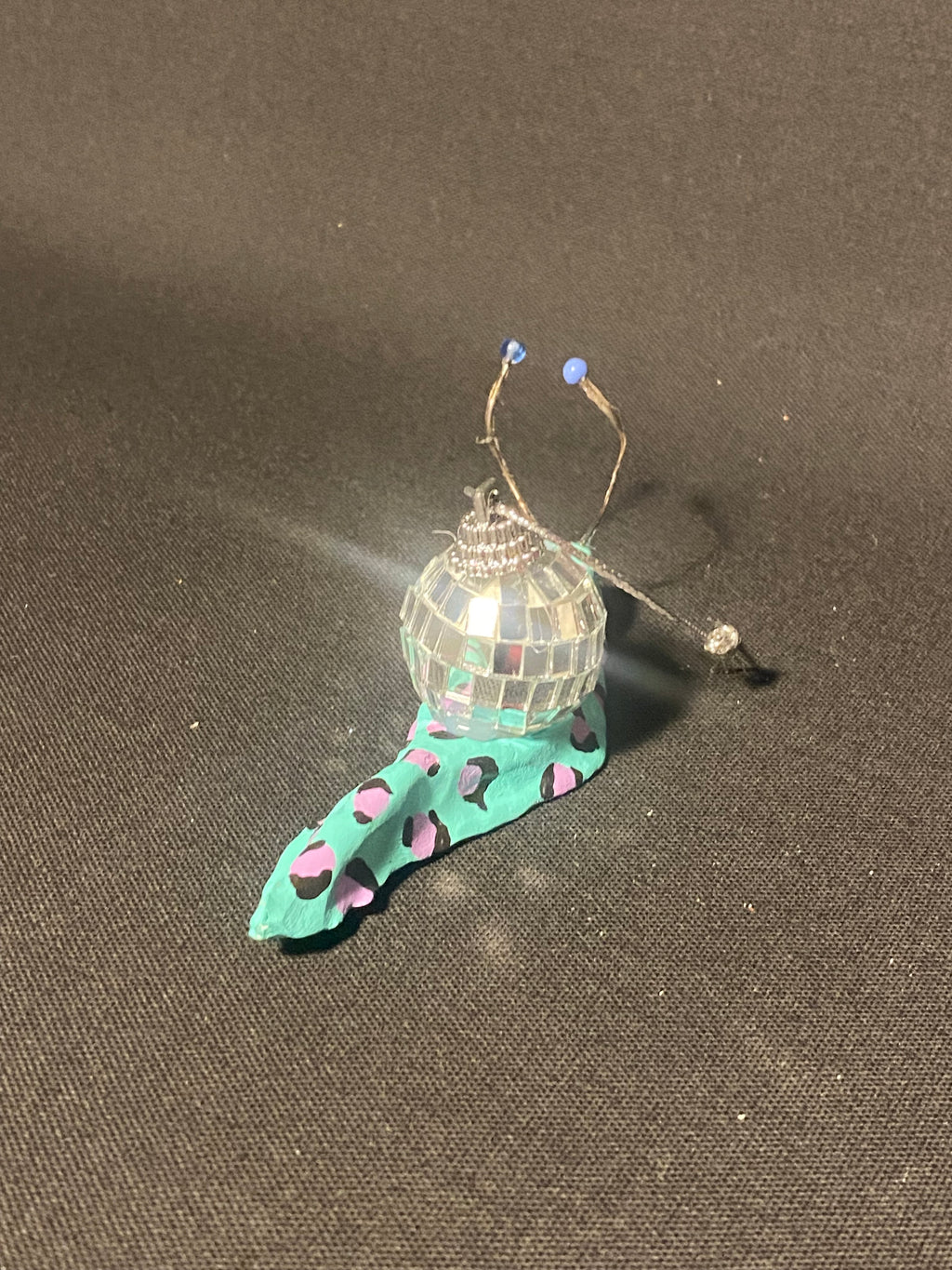 Disco Snails -from san Fransisco, where the discos off the rails. Hanging decoration.
