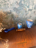 Whimsical Blue Ceremonial Coffee &amp; Tea Set — Tiny Joys in Stoneware