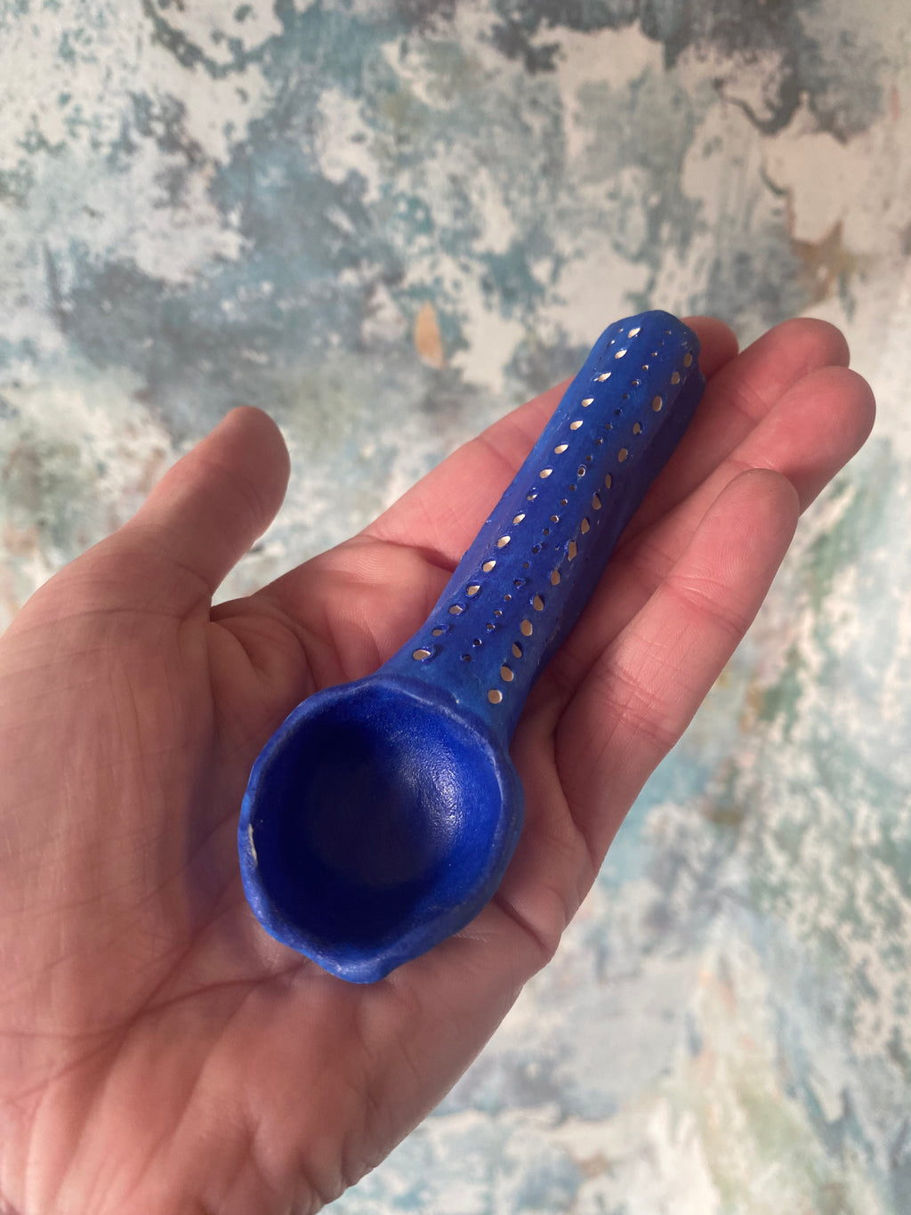 Whimsical Blue Ceremonial Coffee &amp; Tea Set — Tiny Joys in Stoneware