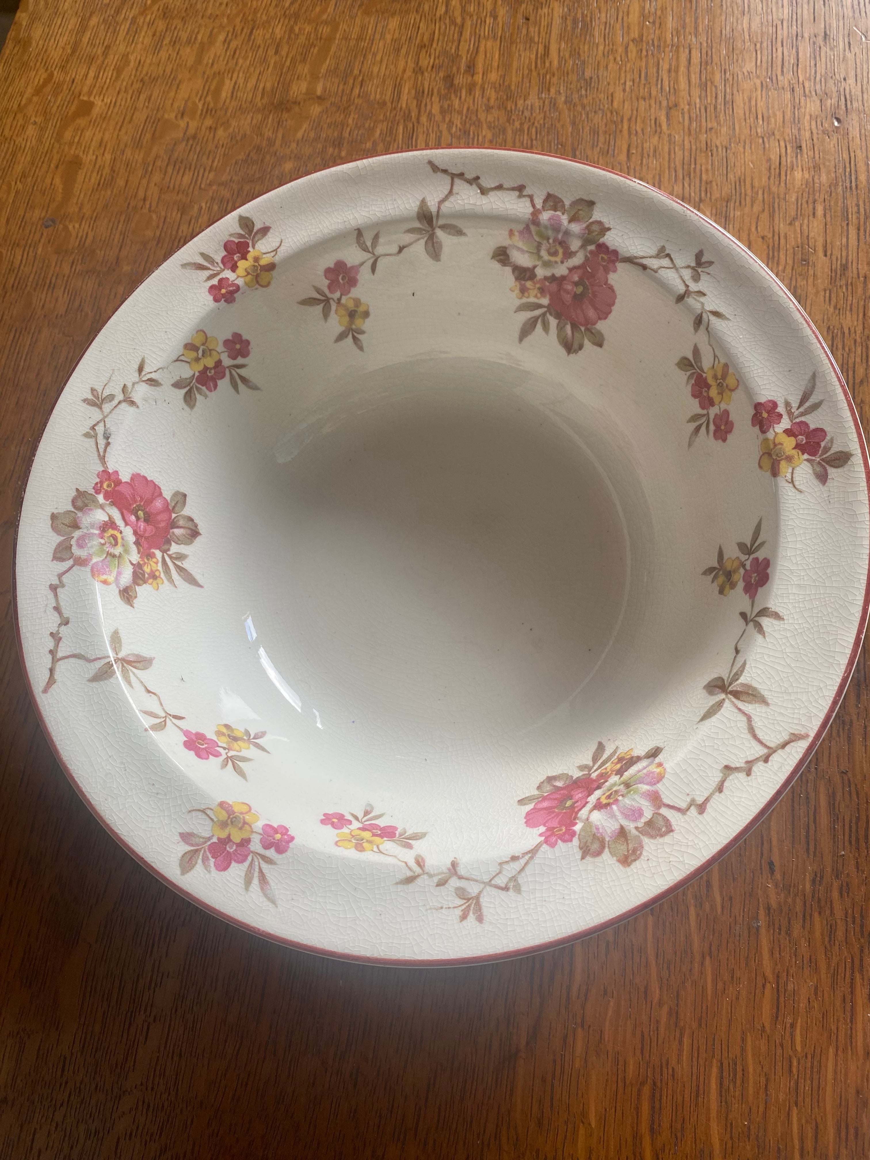 Wade Flower Design Pudding Bowls – Vintage Set for delicious Puddings