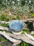 Petal Edge Vessel: Delicate Ceramic Tray for Sauce, Trinkets and Tiny Treasures