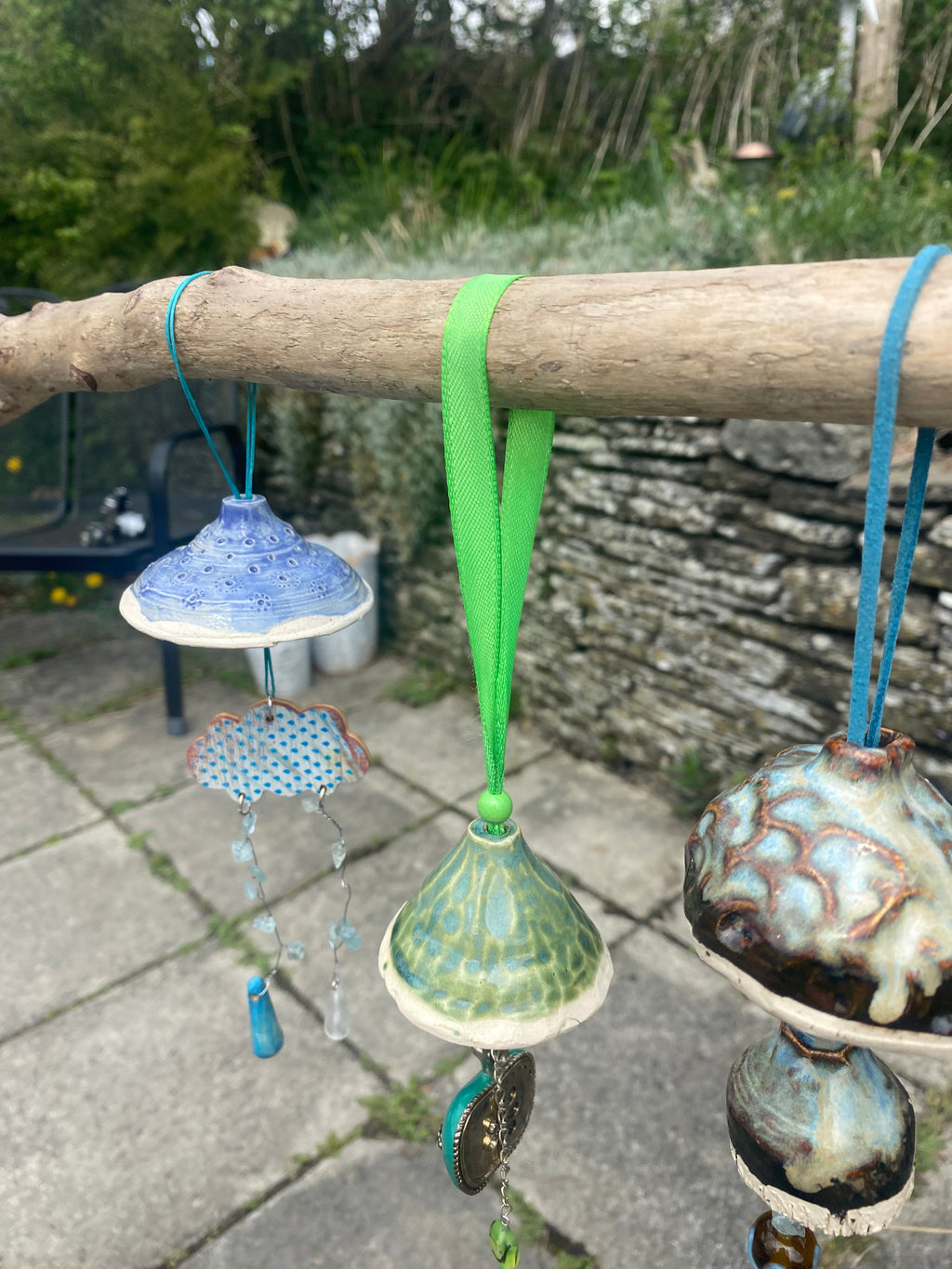 Apple Leaf Whimsy: Handcrafted Indoor Garden Accent
